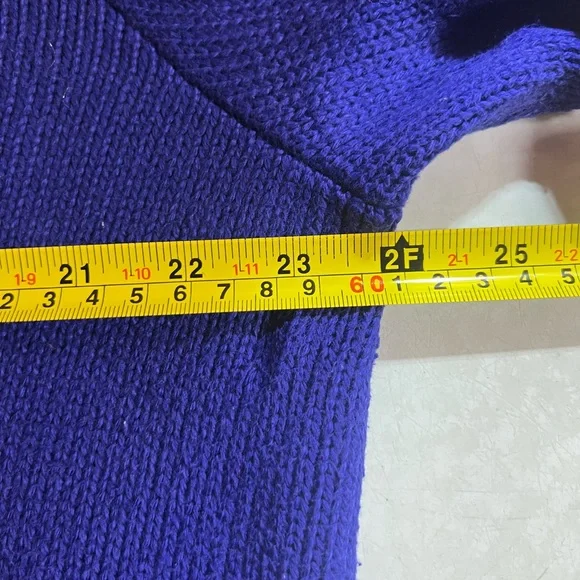 Ralph Lauren Blue Knit Sweater - Picture 6 of 7